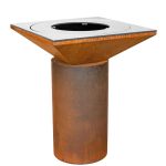 Braciere da giardino, Barbecue con griglia in acciaio inox - G6 Basic