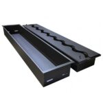 FALA 200 - Bruciatore/Inserto A Bioetanolo Da Incasso Con Contenitore Di Sicurezza Cm 70/100/110/120/150